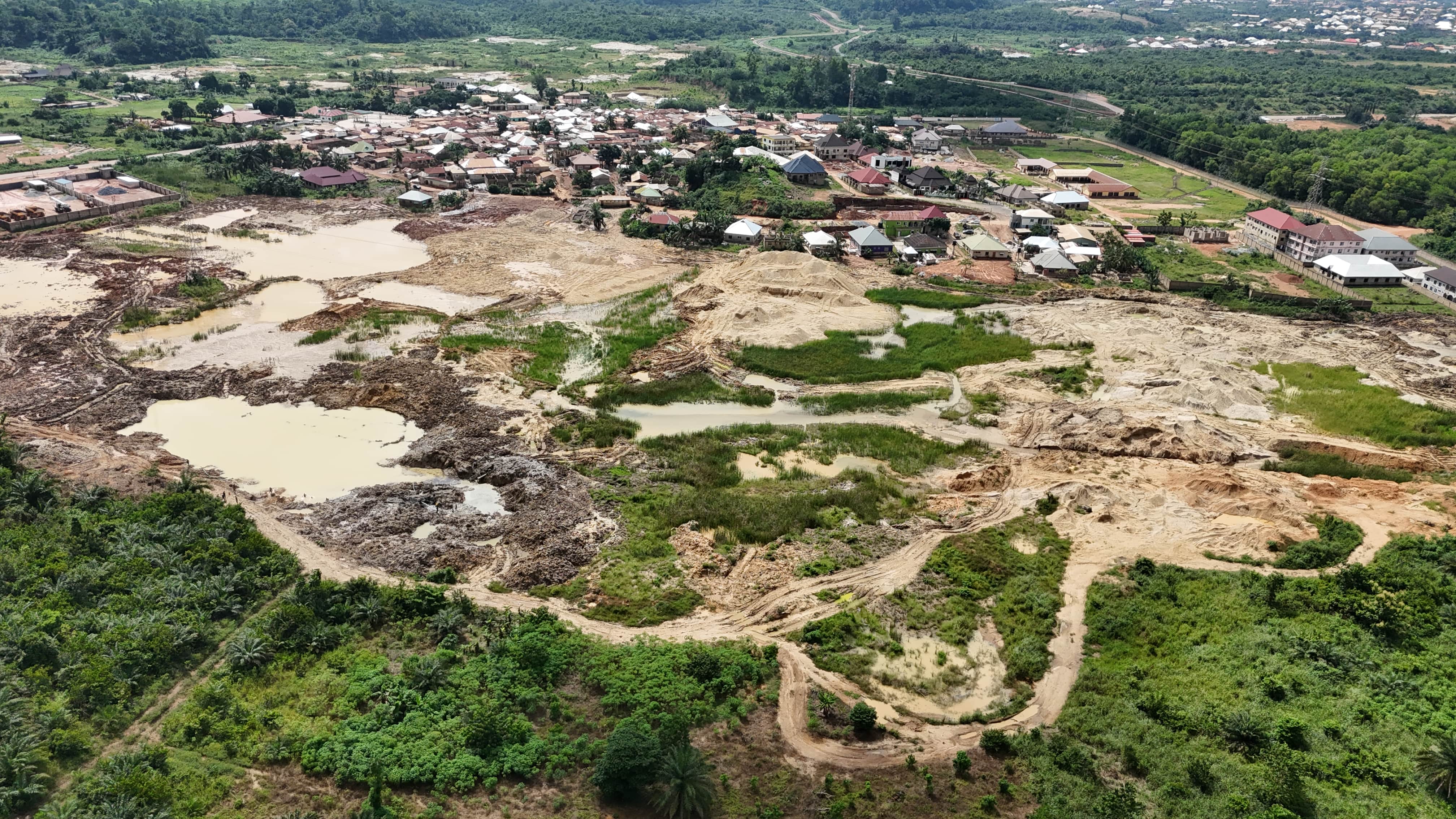 Before: Severe Land Scarring